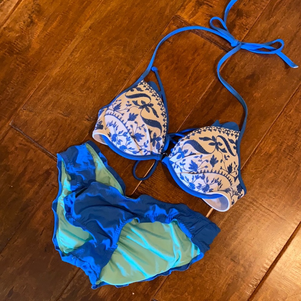 Victoria’s Secret embroidered push up bikini